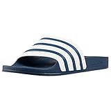 adidas Unisex-Erwachsene Adilette Dusch-& Badeschuhe, Blau (adiblue/white/adiblue), 38 EU