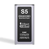 ZMNT-Akku für Samsung Galaxy S5 Verbesserte Lithium-Ionen-Akku für 2910 mAh Ersatz für Samsung S5