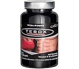 B.P.V - Terox 90 Kapseln Turbo TF-burner. Mit Guarana-Extrakt, Vitamin C, Bitterorangen-Extrakt, L-Carnitin, Grüner Tee-Extrakt