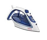 Tefal FV5736 Easygliss Dampfbügeleisen (2500 Watt, extra Dampfstoß: 220 g/Min., Tankfüllmenge: 270 ml) blau/weiß