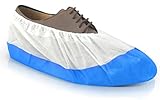 Long Life Überschuhe mit Antirutschsohle extra stark von Urban Medical ® Wasserfest | Onesize | Reißfest | Durchriebsicher | Einweg | Indoor | Outdoor | 50 Schuhüberzieher | Überziehschuhe |