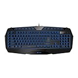 Rapoo VPRO V52 beleuchtete Gaming Tastatur mit programmierbaren Tasten, integriertem Speicher, schwarz