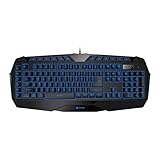 Rapoo VPRO V52 beleuchtete Gaming Tastatur mit programmierbaren Tasten, integriertem Speicher, schwarz