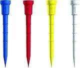 Longridge Golf Zubehör Lignum 62 mm Tees 16 PK, Mehrfarben