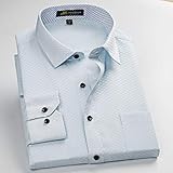 Hemd Hochwertige Formelle Business-Hemden Für Herren Für Männer Büro- / Arbeitskleidung Klassisches Design Bequeme Anti-Falten-Stoffe 2XL H5773150