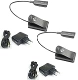 2 Stück ADAM HALL SLED 1 PRO LED-Notenpultleuchte incl. Stecker-Netzteil, USB-Kabel (2x Leuchtdioden je Lampe) Flexilight Minilight SLED1PRO