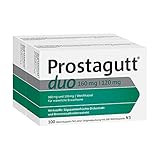 Prostagutt® duo 160/120 mg Weichkapseln – Pflanzliches Arzneimittel zur Reduktion des Harndrangs bei gutartiger Prostatavergrößerung – 200 Filmtabletten
