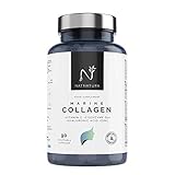 Hydrolysiertes Marine Kollagen. Kollagen Hyaluronsäure + Coenzym Q10 + Vitamin C + Zink. Energie, Gesunde Haut, Starke Gelenke. 90 Kapseln.