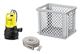 Kärcher Überschwemmung Hochwasser Kit - Tauchpumpe SP 5 Dirt mit 10 Meter Schlauch und Box