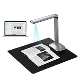 Aibecy Buchscanner Fotoscanner Dokumentenkamera F50 HD Hochgeschwindigkeits USB Scanner mit 15 Megapixeln im A3 und A4 Format und LED Beleuchtung(Ohne Fußpedal)