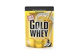 Weider Gold Whey Protein Vanille, Low Carb, Eiweißpulver für Fitness und Bodybuilding, 500g