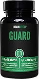 BRAINEFFECT GUARD - Darmsupport mit Bakterienkulturen, Calcium & Eisen - 60 Kapseln - Vegan - German Quality