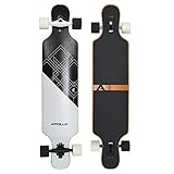 Apollo Longboard Samoa Special Edition Komplettboard mit High Speed ABEC Kugellagern inkl. Skate T-Tool, Drop Through Freeride Skaten Cruiser Boards