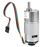 12/24V Großer Torsionsgetriebemotor, Leistungsreduzierungsmotor mit Encoder 10~1500 U/min Geschwindigkeit(12V 100 RPM)