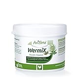 AniForte WermiX Pulver für Hühner, Gänse, Enten & Großvögel 50g - Naturprodukt nach Wurmbefall & Wurmkur, mit Saponine, Bitterstoffe, Gerbstoffe, Wermut, Naturkräuter für Magen & Darm