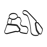 KKmoon Dichtung Ölfilter Motorgehäuse Passend für BMW 1er 3er 5er 7er X1 X3 X4 X5 X6 Z4 11428637820