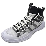 Salming Kobra Mid 2 Indoor Handballschuhe Hallenschuhe weiß/schwarz 1239077-0701, Schuhgröße:44 EU