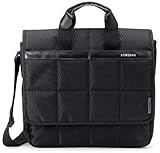 Samsung Pleomax Business Messenger Bag Notebooktasche für 39,6cm /15.6 Zoll Laptops und Notebooks mit Tragegriff und Schultergurt - Schwarz