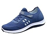 Turnschuhe Männer Klettverschluss Sneaker Herren Schwarz,Dasongff Ultraleicht Atmungsaktiv Laufschuhe,Sporttraining Fitnessschuhe Gymnastikschuhe Straßenlaufschuhe