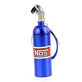 Maycom® Mini-Stickstoffoxidflasche an Schlüsselring, Schlüsselanhänger, tolle versteckte Pillen-Aufbewahrung, Blue(6CM Height), S