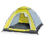 Igluzelt Kuppelzelt Outdoorzelt grün 3Personen Campingzelt Camping Zelt automatik