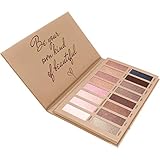Beste Lidschatten Palette Nudetöne - Vegane Augenpalette - Eyeshadow Make Up Kosmetik - 16 Hochpigmentierte Warme Natürliche Farben in Matt + Schimmer + Glitzer - Lamora Exposed - Ideales Geschenk