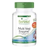Multi Vegi Enzyme - Multienzym Komplex - 90 Kapseln - für eine zeitverzögerte Freisetzung