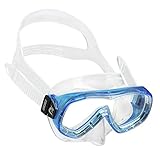 Cressi Kinder Piumetta JR Tauchmaske, Transparent/Aquamarin, One Size