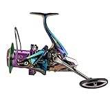 Diwa Spinning Angelrollen 60 LBS Max Drag Power Edelstahl BB Metal Body 8000 10000 12000 Spool Series Süßwasser Salzwasser Big Game Surf Ultra Smooth Spinnrolle (12000)