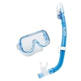 TUSA Sport Schnorchelset Mini-Kleio Dry, Clear Blue, UC-2022 CLB by TUSA Sport