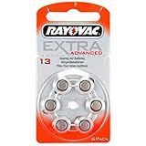 Rayovac RAHA13 Extra Advanced Hörgeräte-Batterien (6-er Pack)