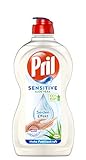 Pril Sensitive Aloe Vera, 450 ml, Handgeschirrspülmittel, pH hautneutral mit Seideneffekt