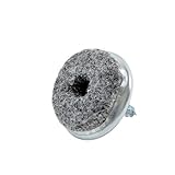 haggiy Filzgleiter - Parkettgleiter zum Schrauben vernickelt, rund 20 mm (20 Stück)