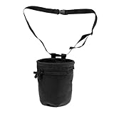 Gazechimp Magnesiabeutel mit Bauchgurt Reißverschluss - Chalk Bag perfekt zum Klettern und Bouldern Turnen Gewichtheben