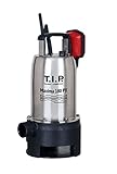 T.I.P. 30121 Schmutzwasser Tauchpumpe Edelstahl Maxima 180 PX, bis 10.500 l/h Fördermenge
