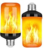 StillCool Flammen Glühbirne, E27 Lampe Flackernde Licht Effekt 5W LED Außenleuchte Flackerlicht für Haus Garten Bar Party Hochzeit Restaurant Valentinstag Deko (2 Packung)