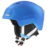 uvex Unisex Jugend heyya pro Skihelm, Race Blue mat, 51-55 cm