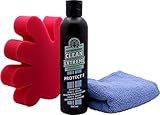 CLEANEXTREME Protect F Set Felgenversiegelung - mit 200 ml Felgen-Versiegelung, Applikationsschwamm & Mikrofaser-Poliertuch