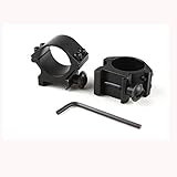 Ohhunt 1 Set Tactical Low Profile 25,4 mm Zielfernrohr-Ringe 20 mm Picatinny Weaver Schiene