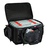 Fox Rage Camo Large Carrybag - Kunstködertasche für Gummifische, Blinker & Wobbler, Angeltasche für Kunstköder, Tackletasche