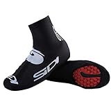 Lankater 1pair Fahrrad Überschuhe Rennrad Schuhe Toe Reißverschluss Winter-Radfahren-abdeckungen Outdoor Sports Winddichtes Warmer Booties Covers