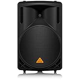 Behringer B215D Eurolive 2-Wege PA-Lautsprecher mit 38,1 cm (15 Zoll) woofer (550 Watt), Schwarz