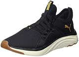 Puma Damen Softride Sophia ECO Wn’s Straßen-Laufschuh, Schwarz Team Gold Marshmallow, 40 EU