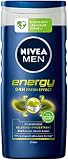 NIVEA MEN Energy Pflegedusche (250 ml), vitalisierendes und pflegendes Duschgel mit Minz-Extrakt, erfrischende Dusche für aktive Männer
