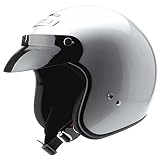 Held RUNE Jet-Helm Silber - Größe: S