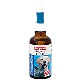 beaphar Sensitiv Augenpflege für Hunde & Katzen | Augenreiniger für Hunde & Katzen | Besonders milde & reizarme Pflege | Weiche Pipette | 50 ml