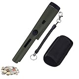 Xueliee Tragbar Metallsuchgerät,Metall PinPointer mit Alarm Licht/ 360° Scan/Holster für Goldmünze Hunt, Relikte, Schmuck