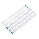 sourcing map 5 Stück 50 Pins 0.5mm Pitch vorwärt Direktion B Typ FFC FPC Ribbon Flachkabel 300mm