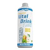 Best Body Nutrition - Essential Vital Drink, 1:80 Birne-Melisse, 1:80, 1000 ml Flasche