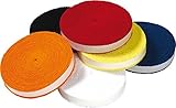 Victor Badminton Tennis Squash - 12 Meter Griffband Rolle - Frottee-Grip Reel Auswahl (Gelb)